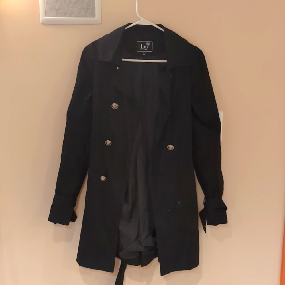 Black trench coat